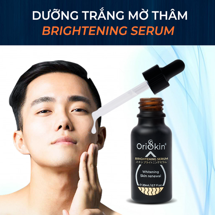 Hình ảnh 1 của Serum Dưỡng Trắng Da, Mờ Nám, Tàn Nhang, Se Khít Lỗ Chân Lông Dành Cho Nam Giới Oriskin Brightening