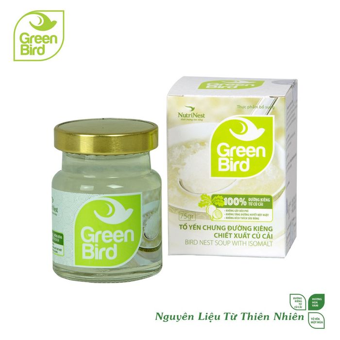 Hình ảnh 1 của Nước tổ yến sào Green Bird chưng đường ăn kiêng