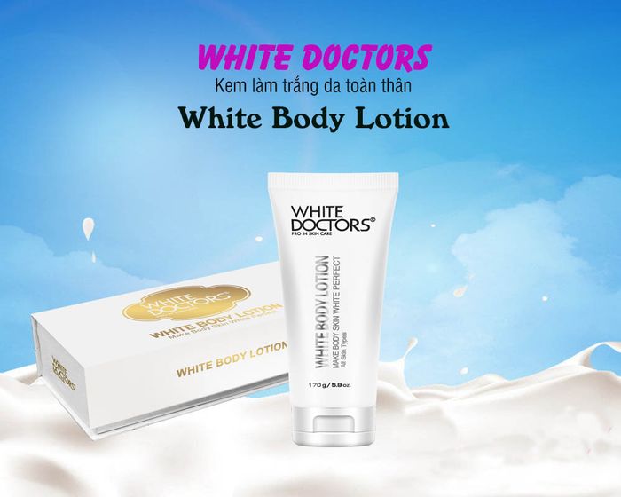 Hình ảnh 2 của Kem Dưỡng Trắng Da Toàn Thân White Doctors White Body Lotion