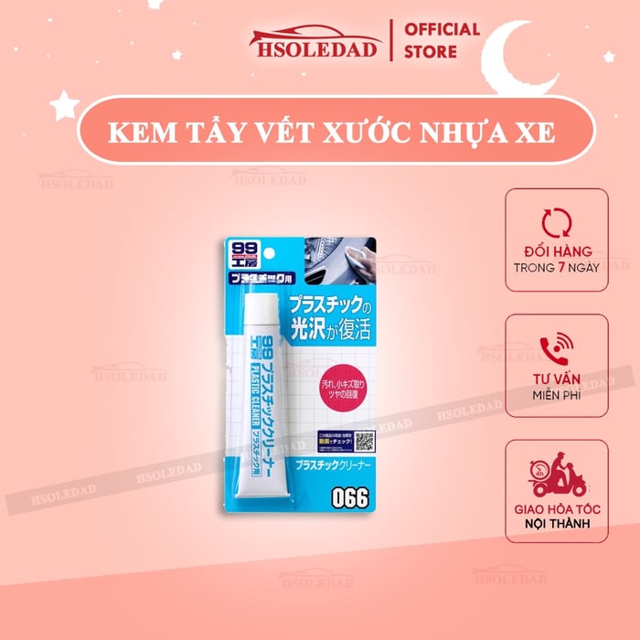 Hình ảnh kem xóa vết xước ô tô Plastic Cleaner Nhật Bản số 1