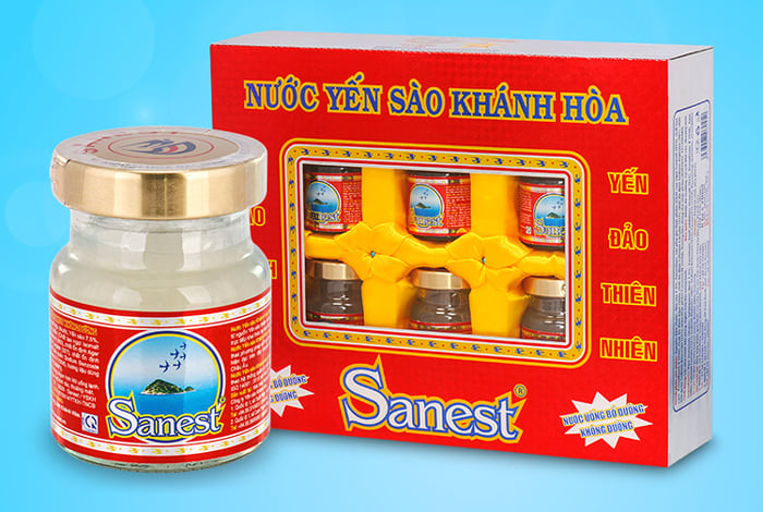 Nước yến sào Sanest Khánh Hòa không đường, ảnh 1