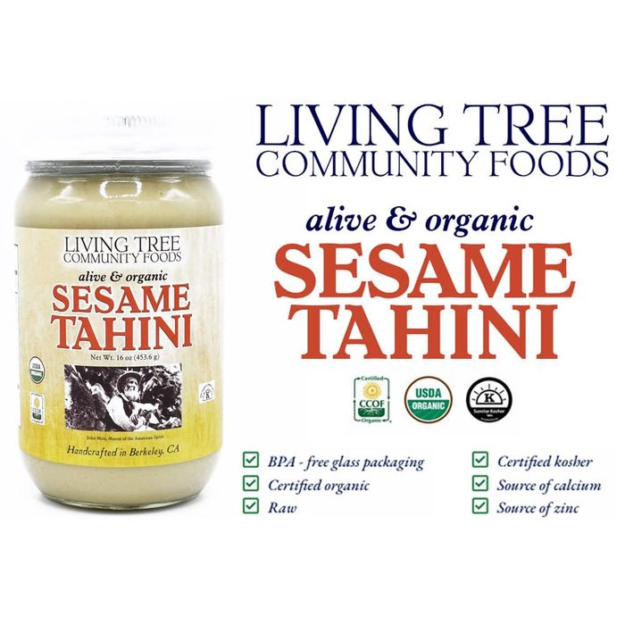 Hình ảnh Bơ Mè Vàng Raw Hữu Cơ Living Tree Community Foods Tahini 1