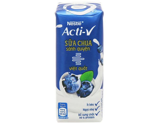 Hình ảnh sữa chua uống Nestlé vị việt quất 1