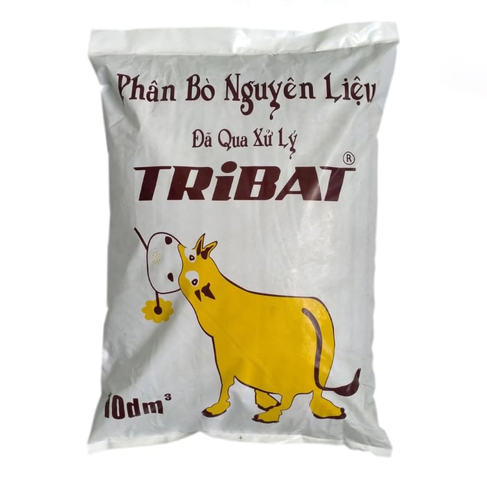 Phân Bò Hữu Cơ Nguyên Chất Tribat 10dm3 hình 2