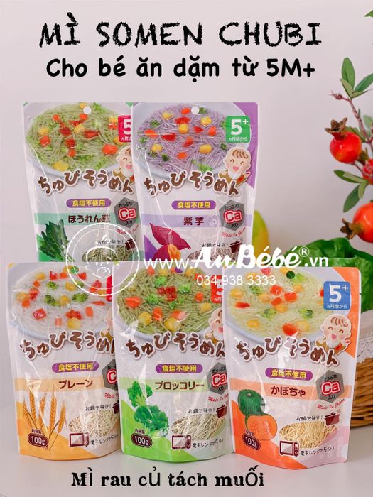 Hình ảnh Mỳ Somen không muối ChuBi từ Nhật Bản 1