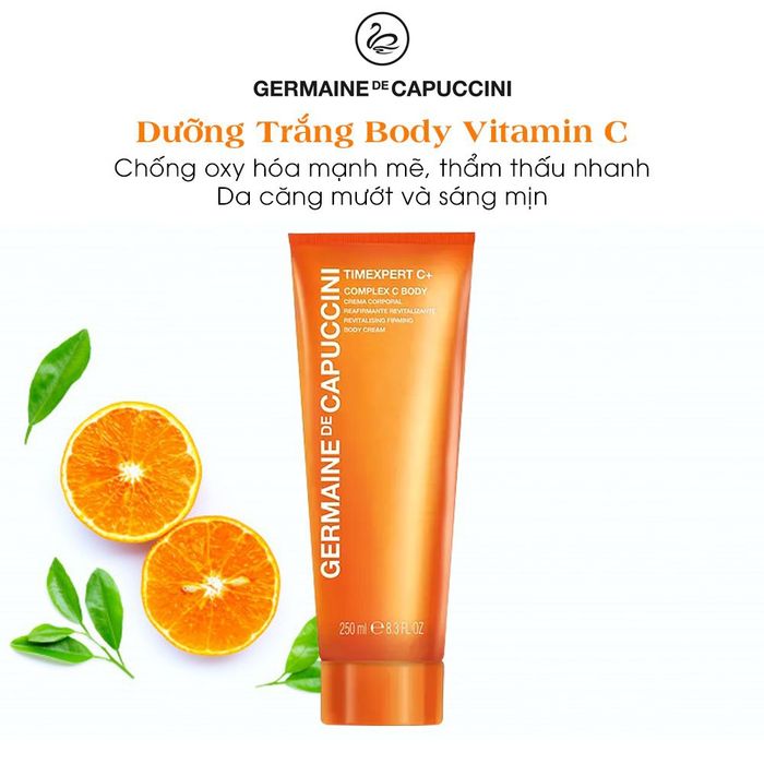 Hình ảnh 1 của Kem Trắng Da Body Timexpert C+ Complex C Body Cream Coral Germaine De Capuccini