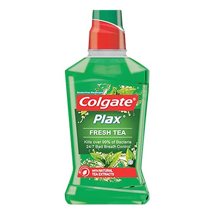 Nước Súc Miệng Colgate Plax Fresh Tea Trà Xanh Mát Lạnh - Hình ảnh 1