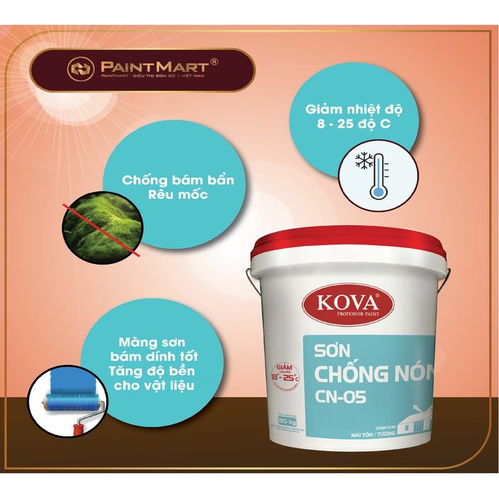 Hình ảnh Sơn chống nóng KOVA CN-05 2