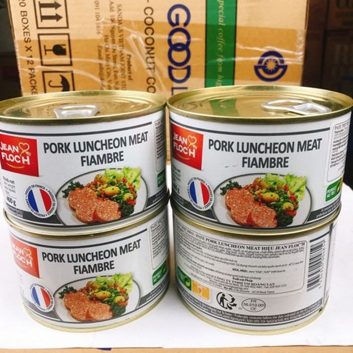 Pate Thịt Heo-Pate Pork Luncheon Meat Fiambre Jean Floc’h - Hình ảnh 2