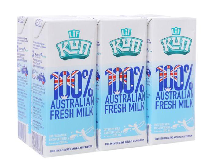 Sữa tươi Australia Lif Kun không đường - Hình ảnh 2