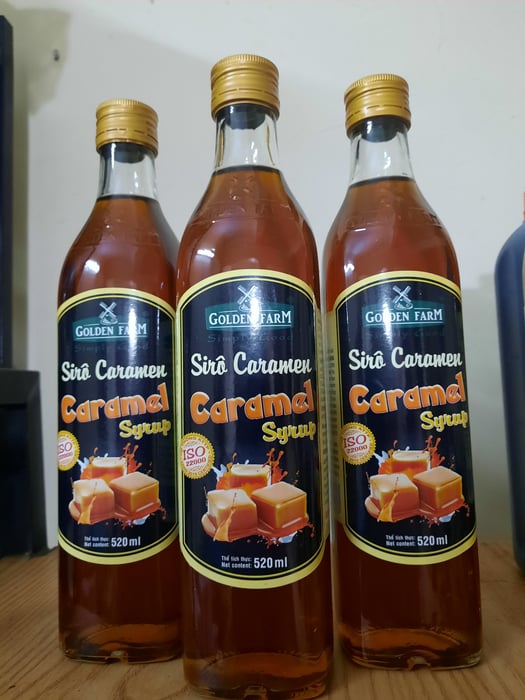 Hình ảnh Siro Golden Farm Caramel 1