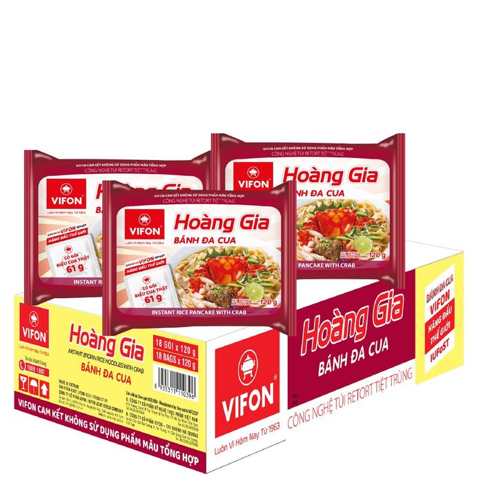 Hình ảnh Bánh đa cua Vifon Hoàng Gia 2