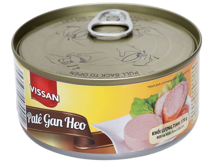 Hình ảnh Pate Gan Đóng Hộp Vissan 1