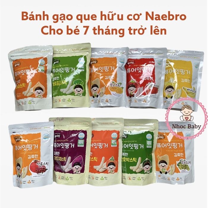 Bánh gạo lứt Naebro dạng que ảnh 1