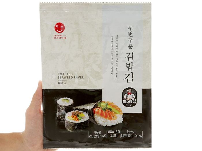 Hình ảnh rong biển cuộn cơm Master Kim 1