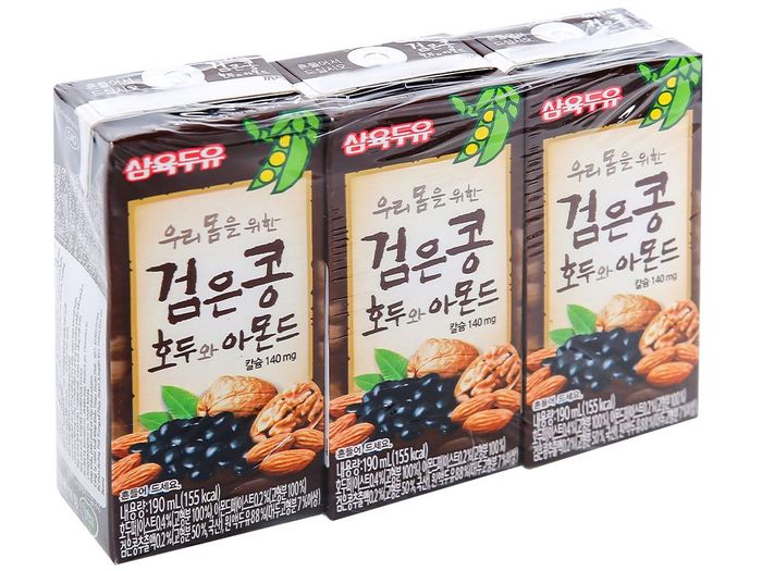 Hình ảnh sản phẩm Sữa Óc Chó Hàn Quốc Hạnh Nhân Đậu Đen Ahmyook Foods - Ảnh 1