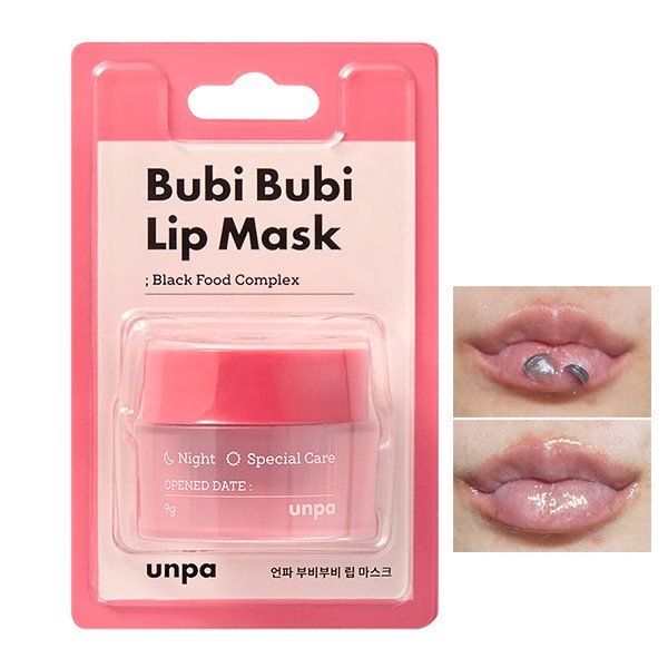 Hình ảnh 2 của Mặt Nạ Ngủ Môi Dưỡng Ẩm Và Chống Lão Hóa Unpa Bubi Bubi Lip Mask