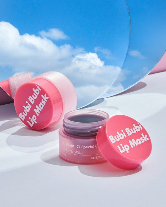 Hình ảnh 1 của Mặt Nạ Ngủ Môi Dưỡng Ẩm Và Chống Lão Hóa Unpa Bubi Bubi Lip Mask