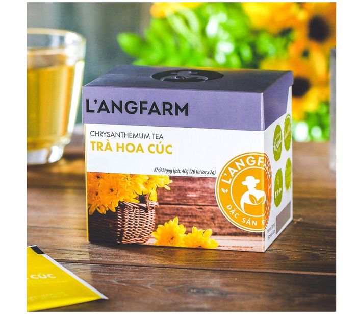 Hình ảnh trà hoa cúc túi lọc L'angfarm số 1