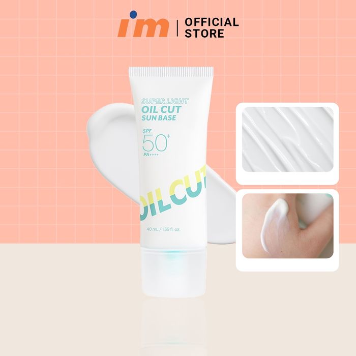 Ảnh 2 của Kem Chống Nắng Kiềm Dầu Dưỡng Da I'm Meme Super Light Oil Cut Sun Base SPF50+ PA++++