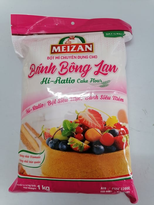 BỘT BÁNH BÔNG LAN SỐ 8 MEIZAN hình ảnh 1