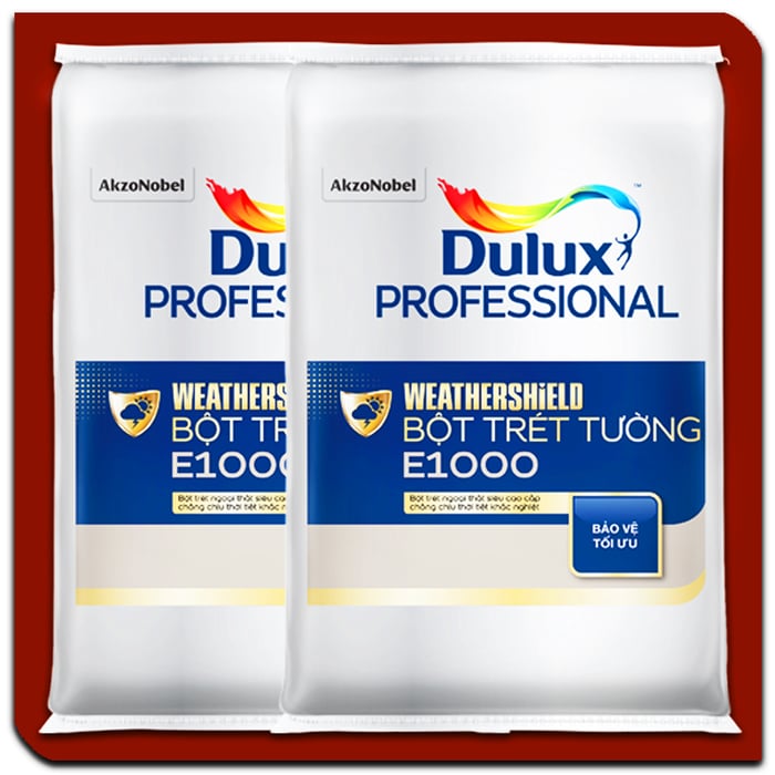 Hình ảnh 1 của Bột trét tường Dulux Professional Weathershield E1000 cho ngoại thất