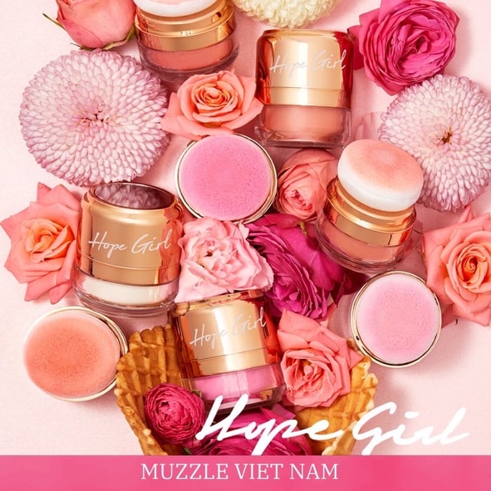 Hình ảnh Phấn Má Hồng Dạng Bột Xinh Xắn Hope Girl 3D Powder Blusher phiên bản 2