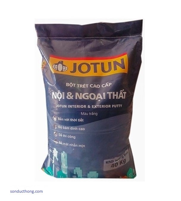 Hình ảnh 2 của BỘT TRÉT TƯỜNG JOTUN DÙNG CHO NỘI VÀ NGOẠI THẤT