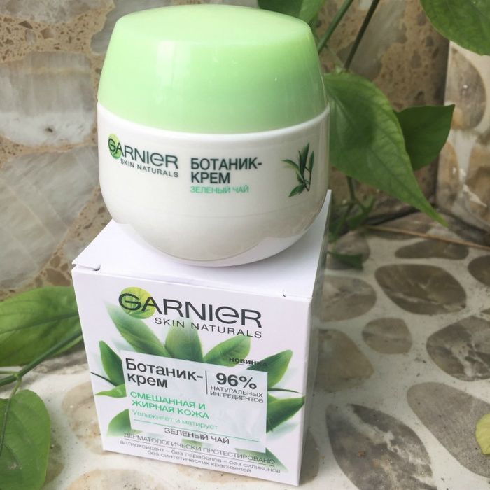 Kem dưỡng ẩm Garnier 24H chiết xuất trà xanh – Hình ảnh 2