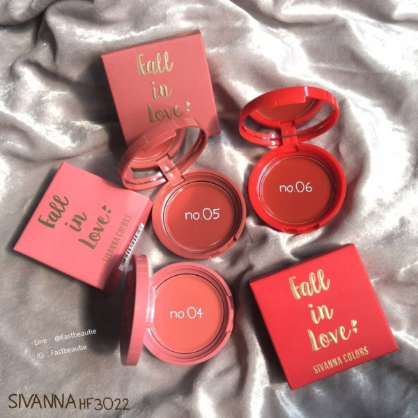 Hình ảnh Phấn Má Hồng Sivanna Fall In Love Over Take & Highlight phiên bản 2