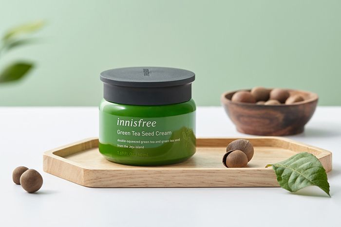 Kem Dưỡng Cấp Nước và Phục Hồi Da Mụn Hạt Trà Xanh Innisfree Green Tea Seed Cream – Hình ảnh 2