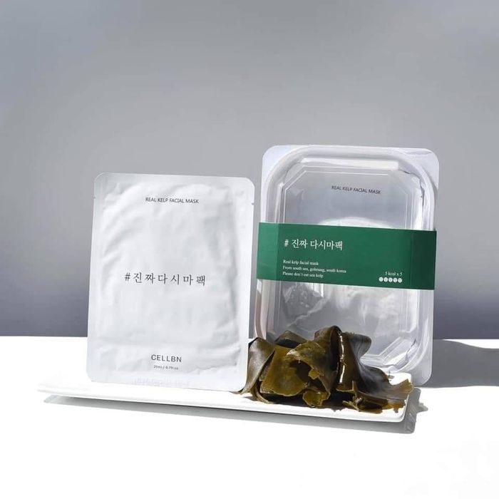 Hình ảnh mặt nạ rong biển tươi Cellbn Cellxv Real Kelp Facial Mask 1