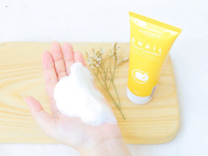 Sữa rửa mặt chiết xuất dịch tiết ốc sên Snail Foam Cleanser hình ảnh 2