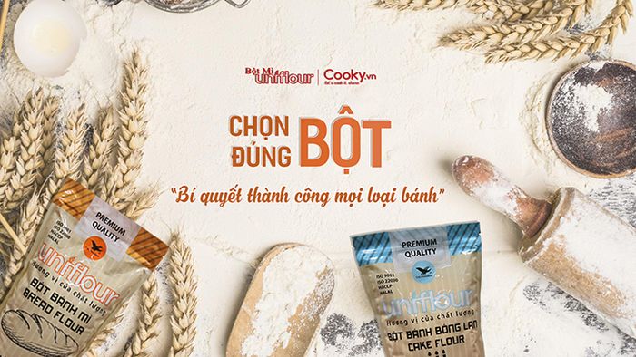 Bột làm bánh bông lan Cake Flour Uniflour hình ảnh 2