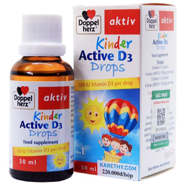 Kinder Active D3 Drops DoppelHerz hình ảnh 1