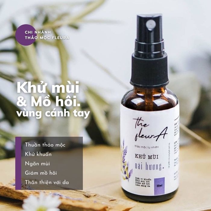 Hình ảnh xịt khử mùi Oải Hương Fleura 2