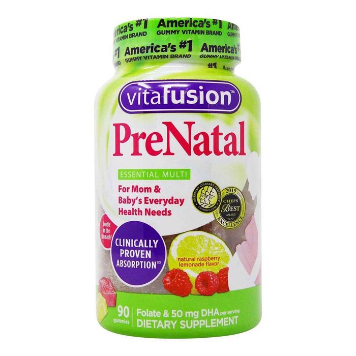 kẹo bổ sung cho phụ nữ mang thai Vitafusion Prenatal hình 1