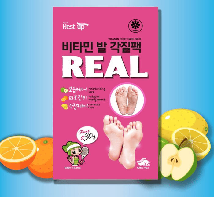 Khẩu Trang Chân Rest Up Real Vitamin Foot Care Pack hình 1