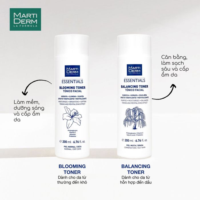 Ảnh 2 của Nước Cân Bằng Da MartiDerm Essentials Balancing Toner