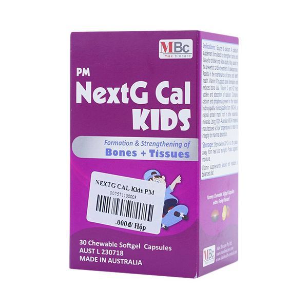 Ảnh sản phẩm Viên Nhai Canxi Cho Trẻ Mbc Pm NextG Cal Kids