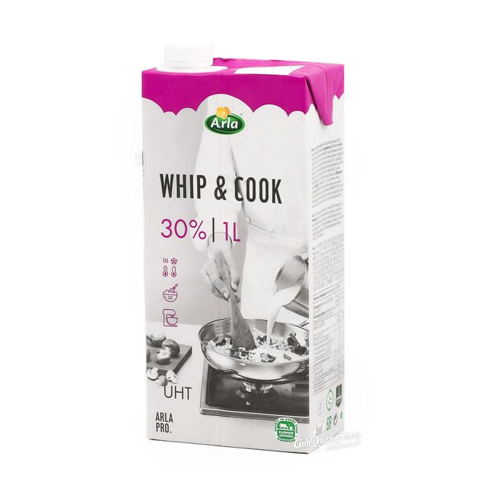 Kem whipping & nấu ăn Arla hình 1