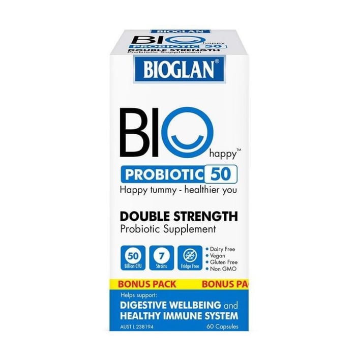 Hình ảnh Viên Uống Probiotic 50 Tỷ Lợi Khuẩn Biohappy Bioglan 2