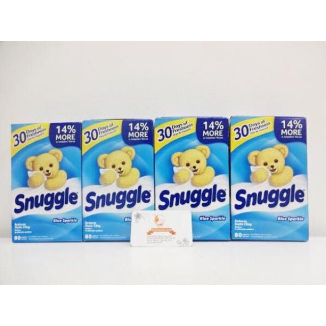 Giấy thơm quần áo Snuggle hình 1