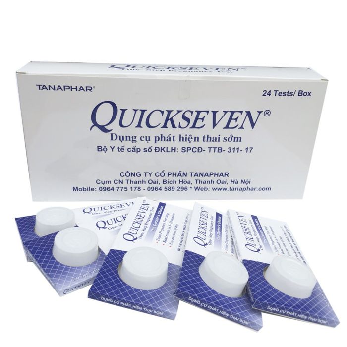 QUE THỬ THAI QUICKSEVEN HÌNH 1