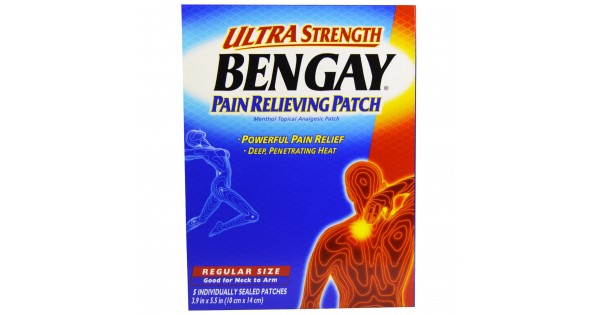 Ảnh 2 của miếng dán giảm đau cỡ lớn BenGay Ultra Strength Pain Relieving Patch