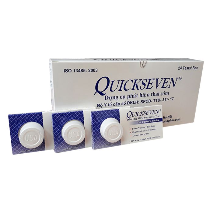 QUE THỬ THAI QUICKSEVEN HÌNH 2