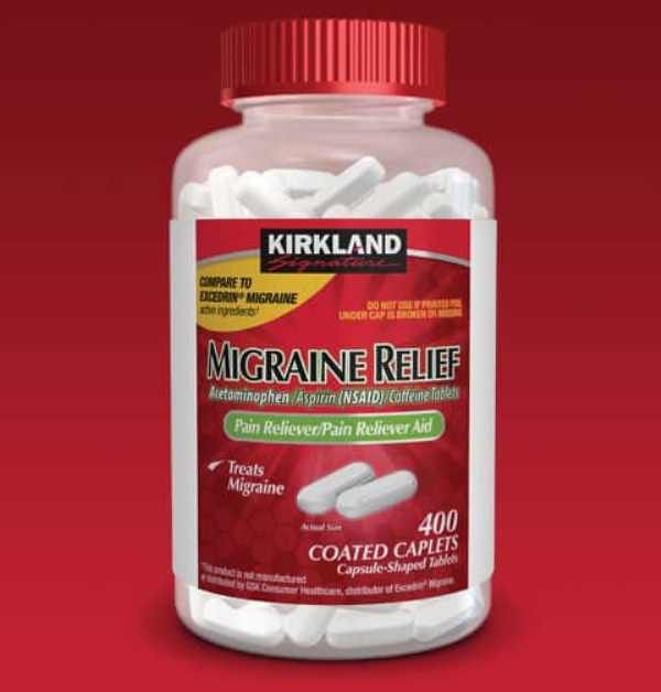 Hình ảnh viên uống Kirkland Signature Migraine Relief 400 Viên - Ảnh 2