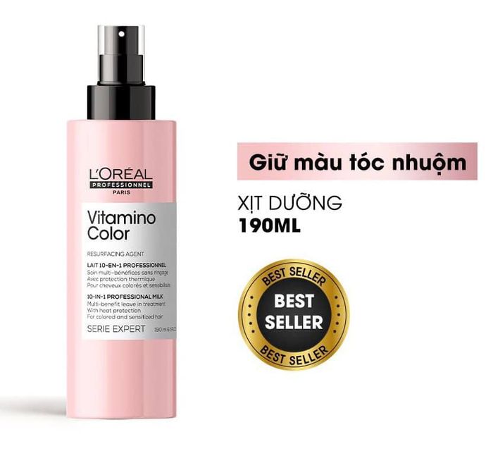 Hình ảnh xịt dưỡng tóc L'Oréal Professionnel Serie Expert Vitamino Resveratrol - 2