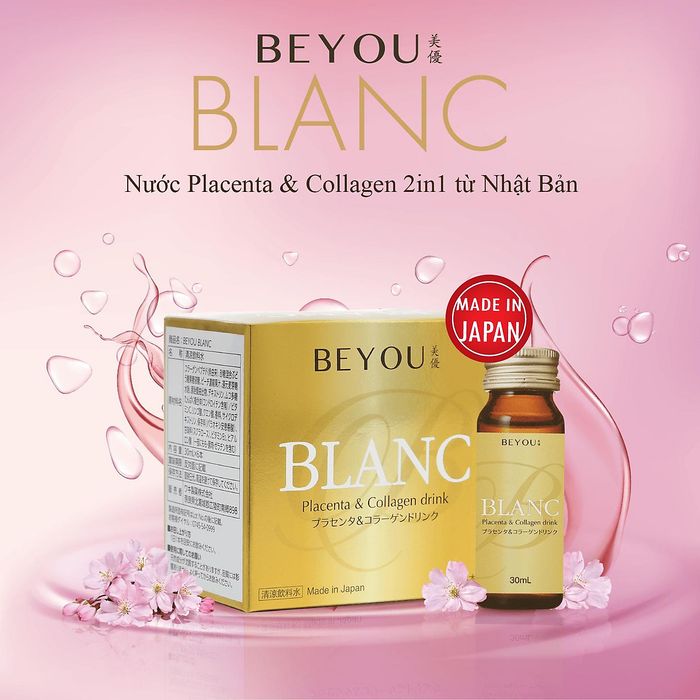 Hình ảnh 1 của Beyou Blanc - Nước Placenta & Collagen Nhật Bản