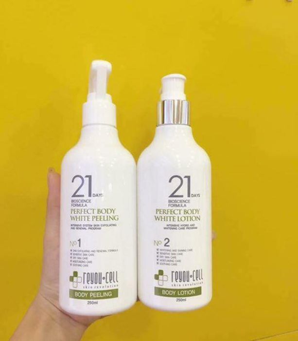 Hình ảnh 2 của bộ đôi tắm trắng 21 ngày Perfect Body White Reyou-cell